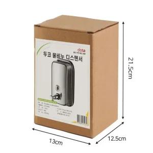 욕실디스펜서 리필 벽걸이 물비누 디스펜서 1L 스텐 욕실디스펜서 세제디스펜서