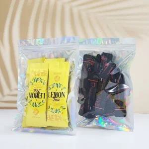 홀로그램 지퍼백 14x20 악세사리포장 화장품포장 포장데코 선물데코