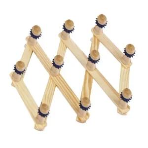 영수810 도깨비 원목 자바라 옷걸이 논슬립 패드 행거 원목자바라 자바라옷걸이