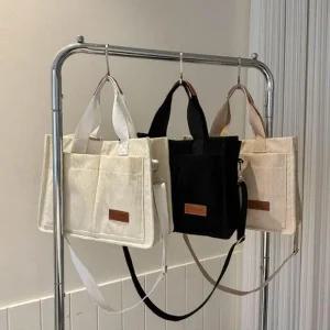 [라일리] Rly 골덴 캔버스 빅크로스백 코튜로이 가방 학생 캔버