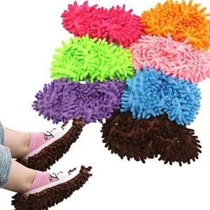 청소 슬리퍼 걸레 극세사 거실 실내화 슬리퍼 발걸레 극세사 거실 발걸레