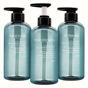 청록 3종 리필용기 욕실 디스펜서 호텔욕실용품 호텔욕실용품 욕실디스펜서 샴푸디스펜서
