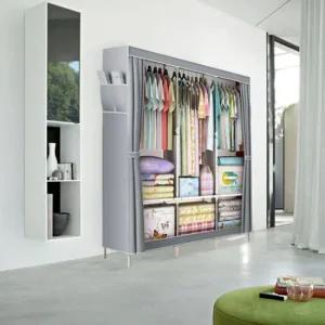 옷장 비키니 시스템 조립식 행거 간이 드레스룸 원룸 시스템행거 이동식행거 2단행거