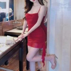 [다잇템] 여성용 언발 잔주름 드레이프 미니파티 원피스_23822174_588872