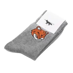 [롯데백화점]메종 키츠네 25FW 여성 폭스헤드 양말 PM06400KT0010 H170 W 25F