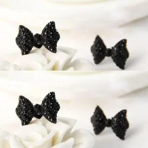 [라일리쥬얼리] Rly 블랙 리본 레이어드 포인트 모던 반지 데일리 악