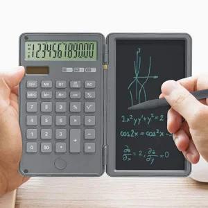 클레버 휴대용 접이식 마진율 전자 메모패드 계산기