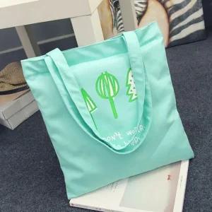 [라일리] Rly 포레스트 캔버스백(에메랄드)보조수납 지퍼캔버스백