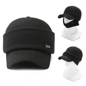 와이드 니트밴드 볼캡 골프 겨울 방한 등산 낚시 캠핑 귀마개 모자