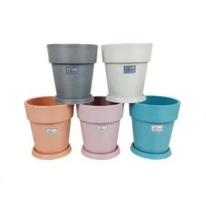 인테리어 WPC 화분 우드플라스틱 WPC004 사각 거실 네 인테리어화분 플라스틱화분