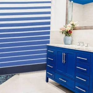 대 스트라이프 화장실 욕실 방수 커튼 샤워 커텐 방수커튼 욕실샤워커튼 욕실커텐