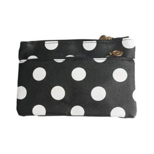 [룽스]도트백 여성용 파우치 숄더 고리형 지퍼