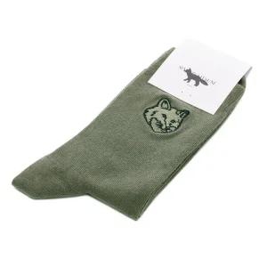 [롯데백화점]메종 키츠네 25FW 남성 폭스헤드 양말 OM06411KT1145 P131 M 25F