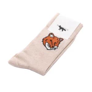 [롯데백화점]메종 키츠네 25FW 남성 폭스헤드 양말 PM06400KT0010 H218 M 25F