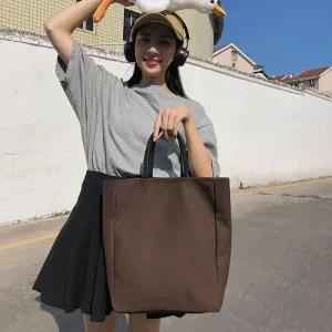 [룽스]무지 천가방 캔버스 토트백 27.5x34cm