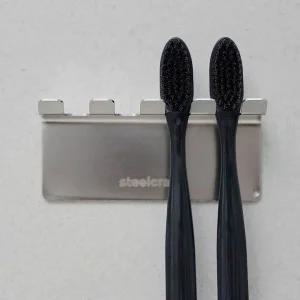 [NS홈쇼핑][스틸크래프트] 올스텐 칫솔걸이4구+치약면도기걸이[35611141]