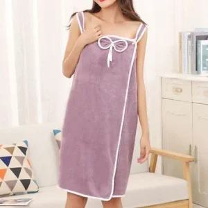 극세사 벨벳 민소매 원피스st 샤워가운 비치타올 실내가운 호텔가운 수면가운 사우나가운