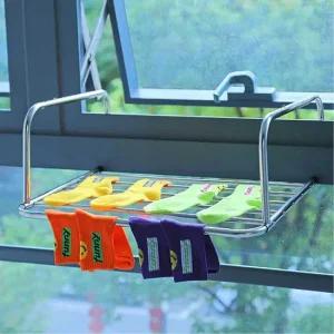 창틀 걸이식 무타공 미니사이즈 빨래 건조대 건조대 베란다빨래건조대 미니건조대