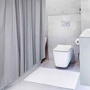 브릭 화장실 샤워커튼 욕실 반투명 그레이 대형 컬러 북유럽 샤워커튼봉세트