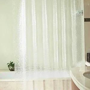 욕실 방수 샤워 커텐 반투명 커튼 투명 화장실 소형 방수커튼 욕실샤워커튼 욕실커텐