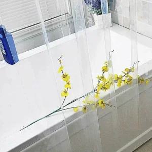 방수 욕실 커튼 중형 샤워 커텐 화장실 투명 방수커튼 욕실샤워커튼 욕실커텐 샤워실커튼