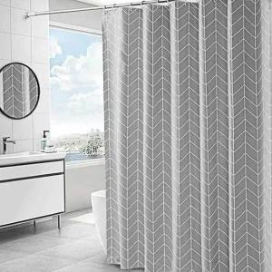 방수 화장실 커튼 체크 커텐 욕실 소형 헤링본 샤워 방수커튼 욕실샤워커튼 욕실커텐