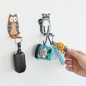 자석행거 열쇠 마스크걸이 현관 무타공 냉장고 동물후크 동물행거 자석행거 마스크걸이