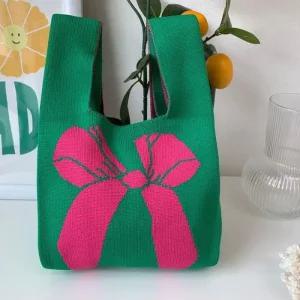 [룽스]미니토드백 니트토드백 데일리백 미니가방