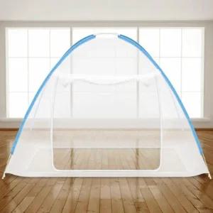 원터치모기장 특대 거실침대 사각텐트모기 침대용야외 침대용모기장 텐트형모기장