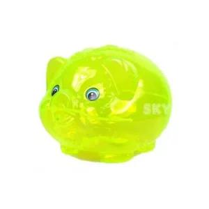 형광 투명 돼지저금통 대1P 동전저금통