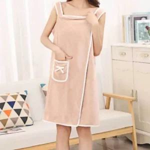 극세사 가운 형 베이지 샤워 목욕가운 가운 극세사 샤워가운 극세사샤워가운