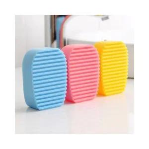 휴대용 미니 빨래판 손빨래 미니빨래판 고무 여행용 애벌빨래 손세탁 아이옷 다용도