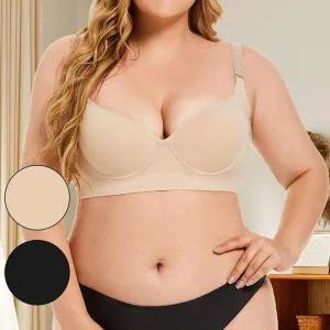 [하프클럽/셀러허브_여성트랜드패션]와이어 보정 빅사이즈 처진가슴 브라