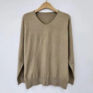 빅사이즈 511 데일리브이넥니트긴팔티 DEBS793