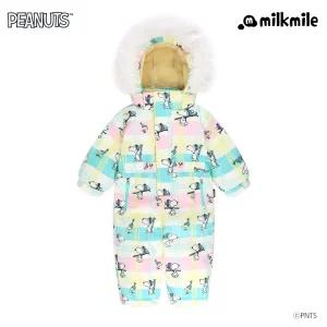 [밀크마일] [피너츠]스누피 우드스톡 겨울놀이스키슈트