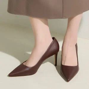 알도 베로네 필로우워크 펌프스 - 다크 브라운 ADD1S064FZ201