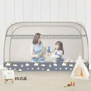 방충망 사각 텐트 원터치 모기장 아기 침대 방충망 원터치모기장 사각모기장 대형모기장