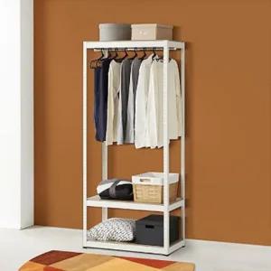 고정식 시스템행거 조립식옷장 행거 옷방 3단 시스템행거 원룸행거 폴행거 옷걸이행거