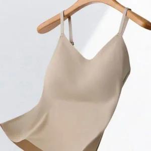 [하프클럽/셀러허브_여성트랜드패션]여성 노와이어 심리스 캐미솔 캡나시