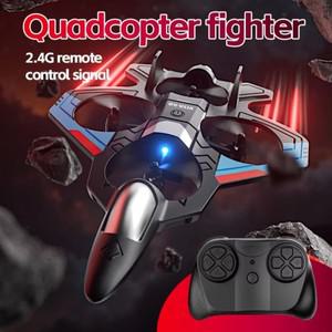 EPP 폼 원격 조종 항공기 중력 감지 RC 드론 4 모터 헬리콥터  충전식 내구성 V50 비행기