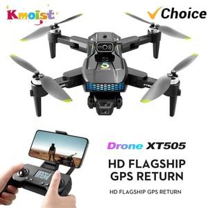 신형 XT505 GPS 드론 8K 프로페셔널 듀얼 카메라 5G WIFI FPV 광학  장애물 회피 브러시리스 모터 쿼드콥터