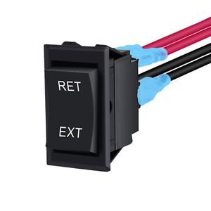 12V 30A 역극성 로커 스위치 순간 토글 버튼 DPDT (ON) OFF 윈치 모터 전원 잭 자동 제어