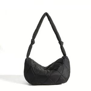 [모노폴로지]패션 포인트 퀼팅 패딩 크로스백 숄더백 학생가방 직장인가방 성인가방 데일리 데일리룩 남녀