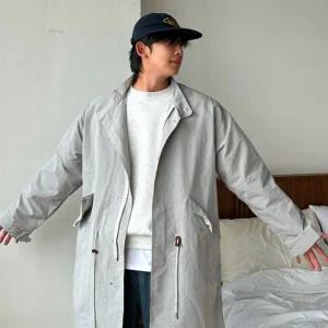 [피팅남]남자 데세 루즈 오버핏 봄 가을 간절기 롱 야상 자켓