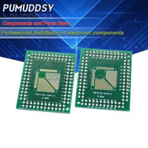 5PCS FQFP TQFP 32 44 64 80 100 LQFP-DIP 전송 보드 DIP 핀 피치 어댑터