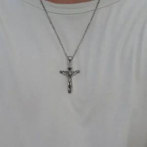 [골드스마일]십자가패션목걸이 예수님디자인목걸이 패션목걸이 예수님십자가