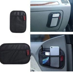 다기능 범용 자동차 스토리지 네트, 옥스포드 원단, 블랙 자동차 메쉬 정리함, 휴대폰 포켓