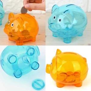 투명 디자인 인테리어 저금통 초등학생 용 돼지 장식용