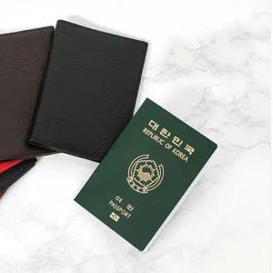 가죽 여권지갑 여권 보관 심플 케이스 블랙