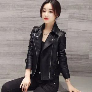 [하프클럽/]여성 스트랩 라이더자켓 아우터 캐주얼 간절기